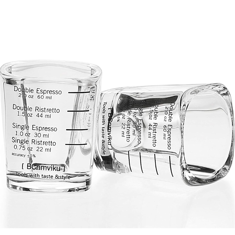 BCmnviku Heavy Duty Shot Gl*asses 2pc Set